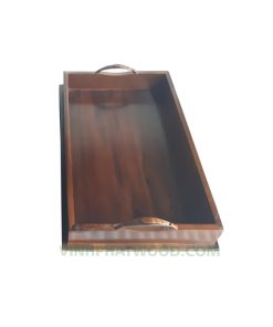 Metal Handle Melaleuca Wooden Tray